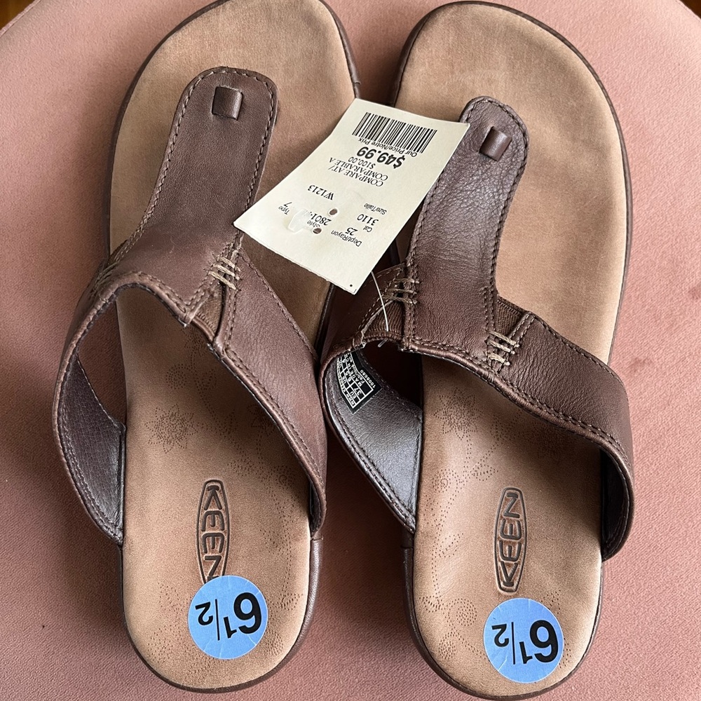 Keen Dark Brown Leather Footwear